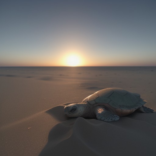 【ウミガメ】産卵場所の見つけ方 | 砂浜での観察ポイント をイメージした 夏 の写真