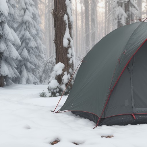 【冬キャンプ】焚き火で凍えない服装 | おすすめの重ね着と対策アイテム をイメージした 冬 の写真