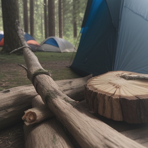 【薪割り】キャンプで使いやすい斧 | 初心者向けのおすすめモデル をイメージした自然風景の写真