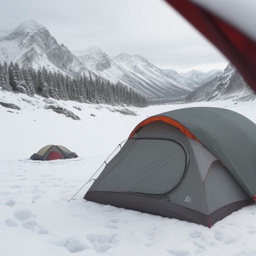 【冬用寝袋】登山の夜に備える | 選び方と使い方のポイント をイメージした 冬、山、冬、山 の写真