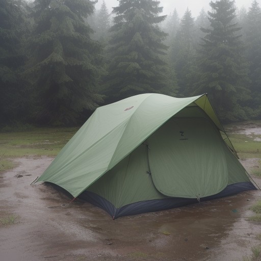 【テント浸水対策】雨の日のキャンプ | 地面からの浸水を防ぐ方法 をイメージした自然風景の写真