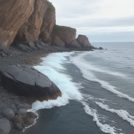 【海うねり】周期の読み方 | 波の状態と釣りへの影響 をイメージした自然風景の写真