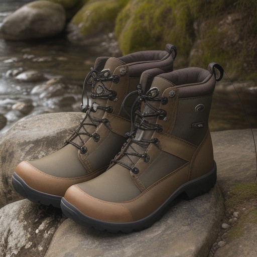 【ウェイディングベルト】川の流れに合わせた調整 | 安心感のある渓流釣り をイメージした 山 の写真