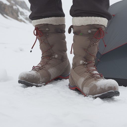 【冬山登山】靴の選び方 | 雪山での足元の準備と注意点 をイメージした 冬、雪景色、山、冬、ハイキング の写真