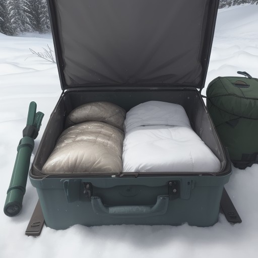 【キャンプギア】限られたスペースに収める収納術 | 整理整頓のコツと活用法 をイメージした 冬 の写真