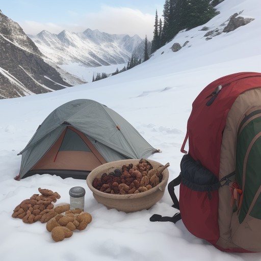 【行動食】登山のエネルギー補給 | 持ち歩きに便利な食品まとめ をイメージした 夏、冬、山、登山道 の写真