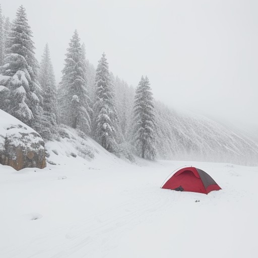 【ホワイトアウト】登山の危険を避ける方法 | 安全なルート選びと対策 をイメージした 雪景色、山、冬 の写真