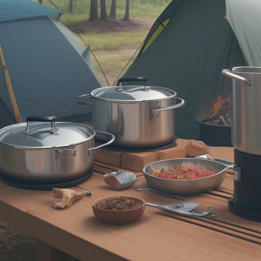 【ソロキャンプ】コンパクトな調理器具 | 荷物を減らす道具選び をイメージした自然風景の写真