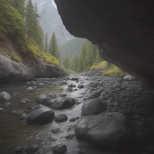 【渓流釣り】安全な川の渡り方 | 岩場での足運びとコツ をイメージした 山、川、ハイキング の写真