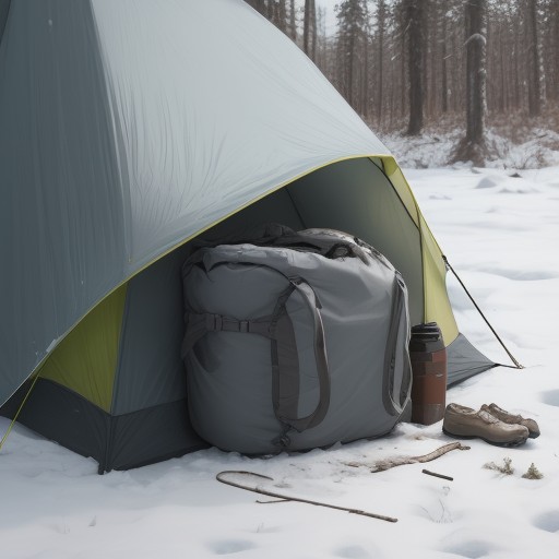 【ウェーダー】穴あき箇所を直す手順 | 自分でできる修理方法 をイメージした 冬 の写真