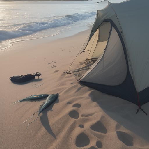 【ヒラメ釣り】初心者が使う仕掛け | 砂浜での釣り方とコツ をイメージした自然風景の写真