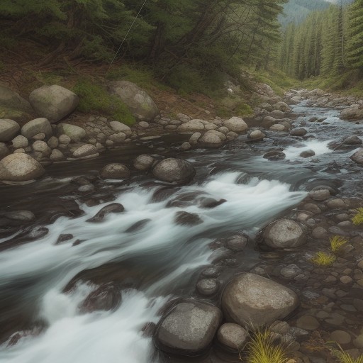 【渓流釣り】ポイントの見極め方 | 効率的な立ち回りのコツ をイメージした 山 の写真