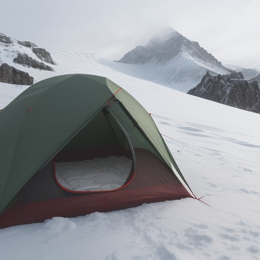 【登山】気温の変化への備え | 服装選びと持ち物のポイント をイメージした 冬、山 の写真