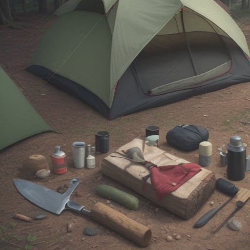 【キャンプ】ナイフの安全な扱い方 | 怪我を防ぐ基本の手順と保管方法 をイメージした自然風景の写真