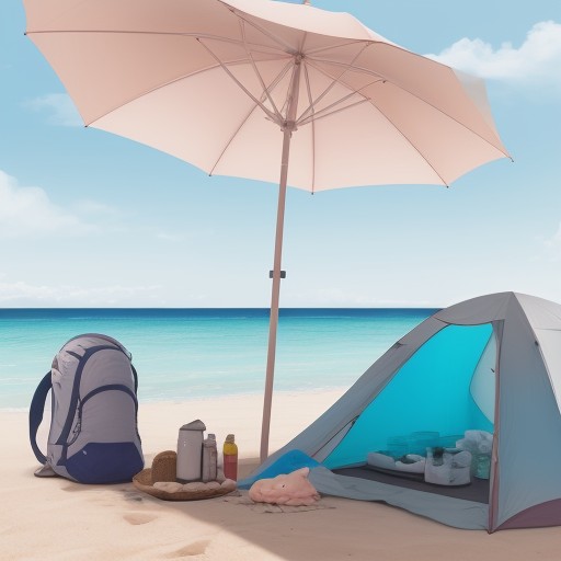 【熱中症対策】海のレジャーで準備したい持ち物 | 水分補給と日除けの方法 をイメージした 夏 の写真