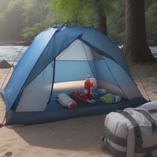 【川遊び】脱水症状を防ぐ飲み物の準備 | 水分補給のタイミングとコツ をイメージした 夏、川 の写真