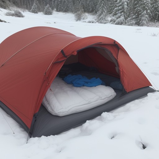 【登山用シュラフ】正しい洗い方の手順 | ダウンの撥水力を維持する方法 をイメージした 冬、山 の写真