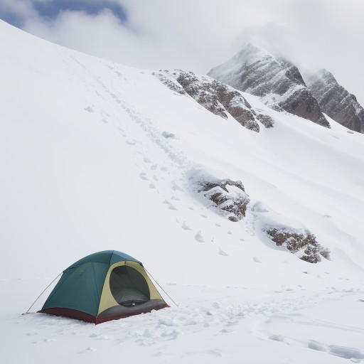 【雪崩】登山の危険を知らせるサイン | 前兆の見極め方と対策 をイメージした 冬、雪景色、山、雪景色、雪景色 の写真