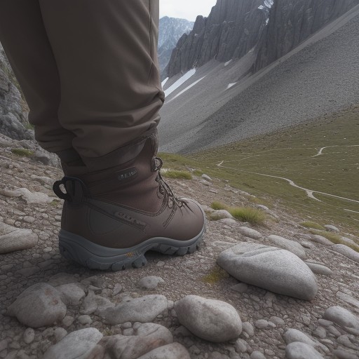 【ガレ場】山の岩場を歩くコツ | 足元の安定させる方法 をイメージした ハイキング の写真