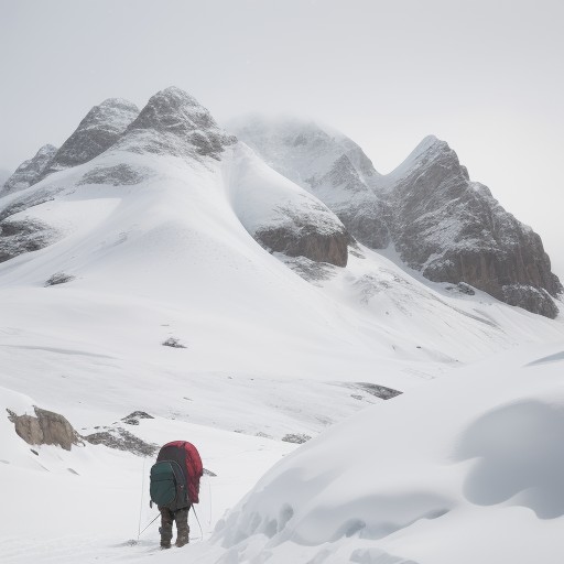 【アウトドアグローブ】冬の登山で使う | おすすめの選び方と活用術 をイメージした 冬、雪景色、山 の写真