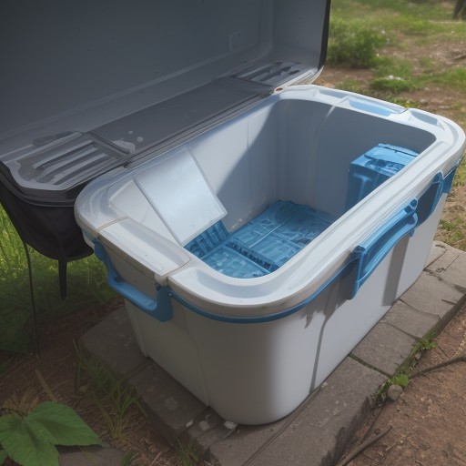 【クーラーボックス】排水口の部品交換 | 水漏れを防ぐ手順とコツ をイメージした 夏 の写真