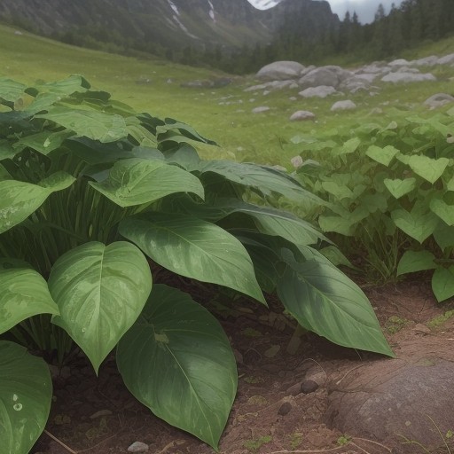 【毒草】山の植物の見分け方 | 間違いを防ぐチェックポイント をイメージした 山 の写真