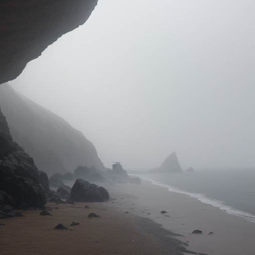【海釣り】視界が悪くなった時の判断 | 安全な撤収タイミング をイメージした自然風景の写真