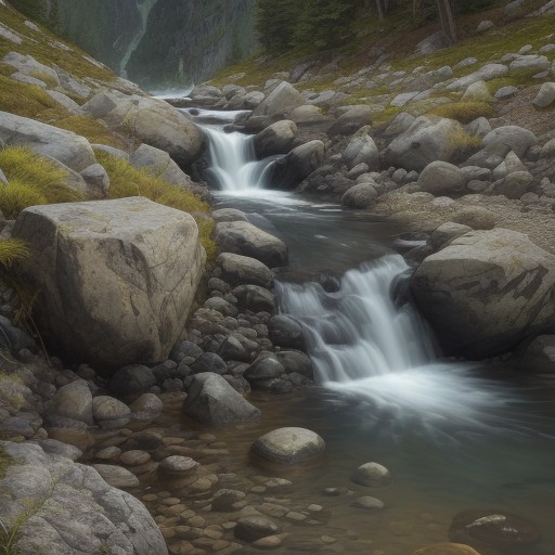 【渓流釣り】水深の読み方 | ポイントの見極め方とコツ をイメージした 山 の写真