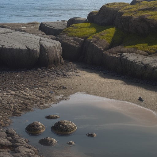 【潮位】の変化とタイミング | 岩場での釣りにおける危険な状況 をイメージした自然風景の写真
