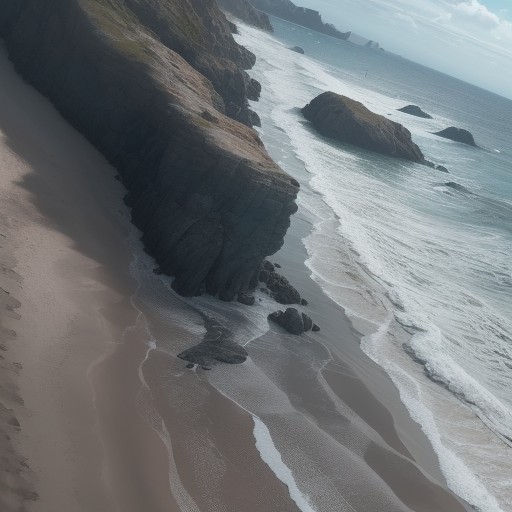 【離岸流】海で流された時の脱出方法 | 生き残るための対策と泳ぎ方 をイメージした自然風景の写真