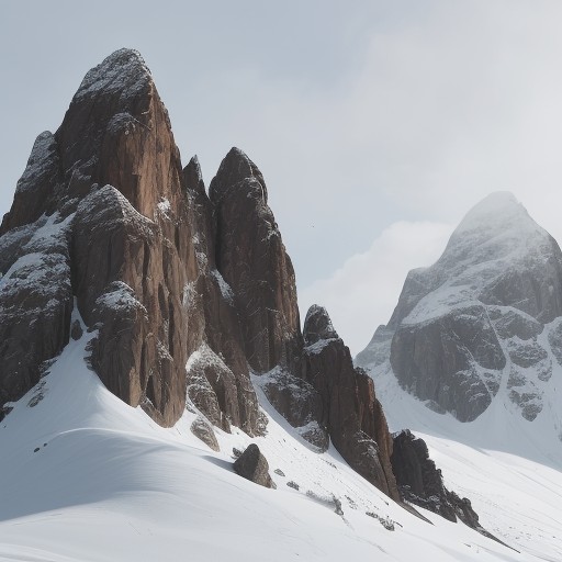【登山】風向きの判断方法 | 山頂での安全な行動とルート選び をイメージした 山 の写真