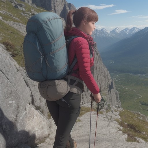 【登山ストック】正しい持ち方と歩き方 | 下山時の足への負担を減らすコツ をイメージした自然風景の写真