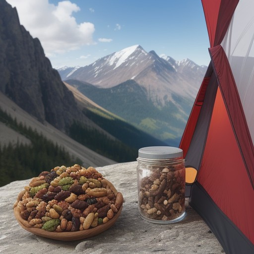 【行動食】自作レシピの作り方 | 登山で食べる簡単メニュー をイメージした 山、登山道 の写真