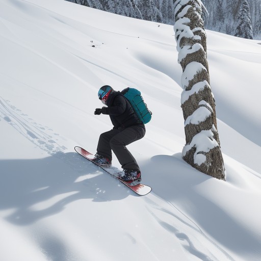 【スノーボード】転倒を防ぐ体の使い方 | 初心者が意識したいコツ をイメージした 雪景色、山、雪景色、雪景色 の写真