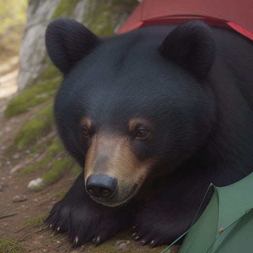 【ツキノワグマ】登山道での遭遇対策 | 安全な歩き方と回避方法 をイメージした 春、登山道、ハイキング の写真