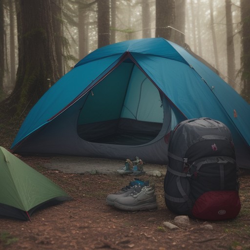 【キャンプ】迷子を防ぐための準備 | 子供と一緒に歩く森の道 をイメージした 森 の写真