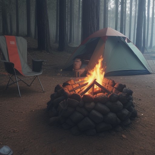 【キャンプ】炭の扱い方 | 火の始末と注意点について をイメージした自然風景の写真