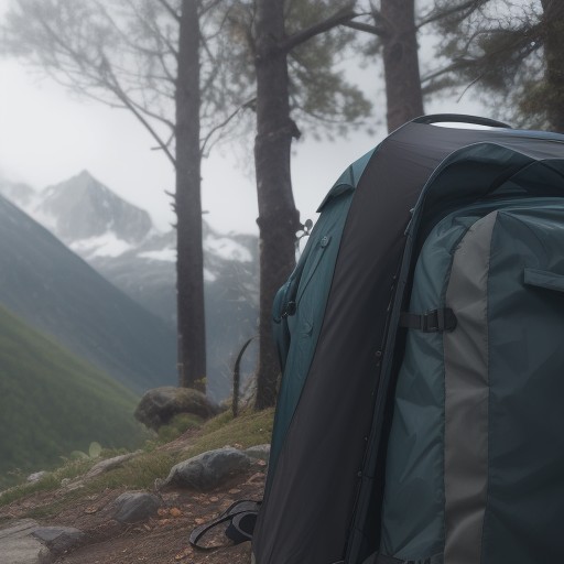 【登山用ザック】撥水加工の手順 | 雨の日でも安心なメンテナンス方法 をイメージした 山 の写真