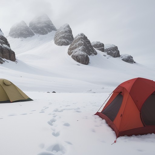 【低体温症】登山の現場で役立つ応急処置 | 体温を戻す回復方法 をイメージした 冬、山 の写真