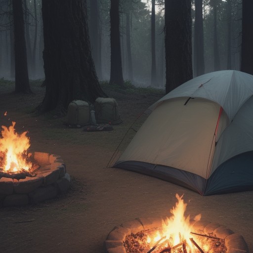 【火傷】キャンプでの応急処置 | 正しい対処法と持ち物リスト をイメージした自然風景の写真