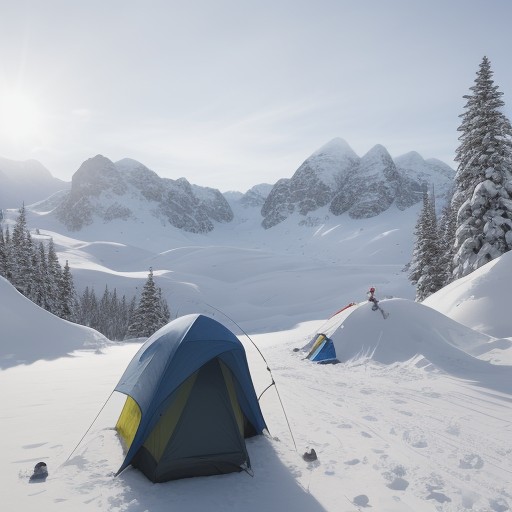 【ウィンタースポーツ】雪山の強い日差し対策 | おすすめのアイテムと方法 をイメージした 冬、雪景色、冬 の写真