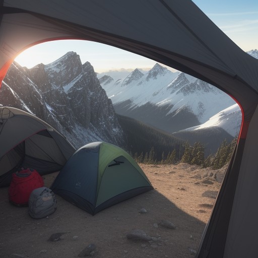 【登山】稜線の強い日差しへの備え | おすすめの装備と対策法 をイメージした 山、稜線 の写真