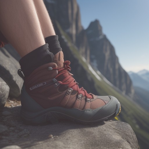 【登山】足首の固定方法 | 怪我を防ぐサポーターと靴紐の結び方 をイメージした 山 の写真
