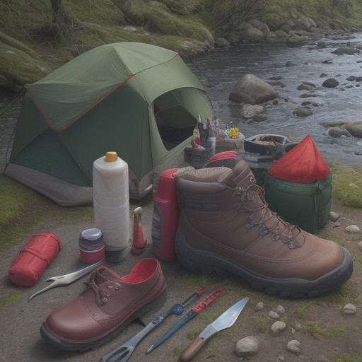 【川釣り】切り傷を防ぐ道具 | 怪我への備えと対策方法 をイメージした 川 の写真