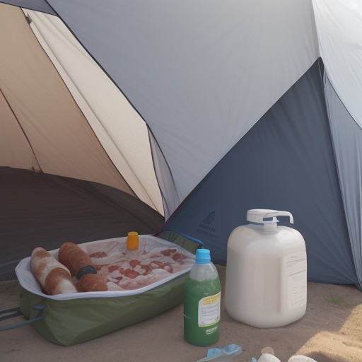 【食中毒】キャンプでの体調不良の見分け方 | 対処法と予防策 をイメージした自然風景の写真