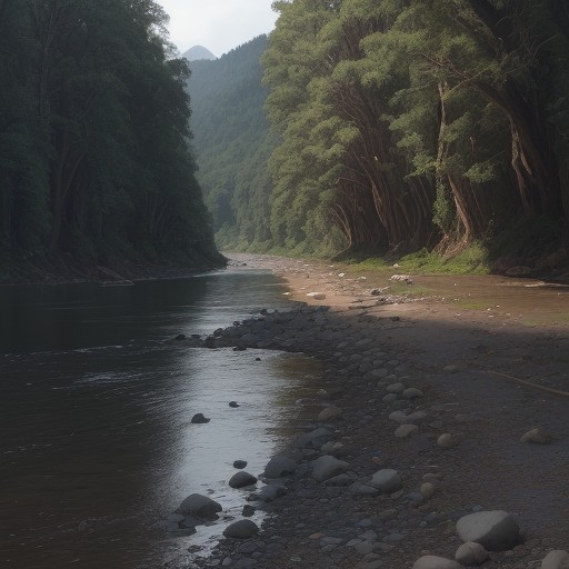 【川釣り】天候による撤退の判断基準 | 安全に切り上げるタイミング をイメージした 川 の写真