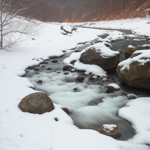 【アマゴ釣り】狙い目の時期とポイント | 山 stream での釣り方 をイメージした 春、夏、秋、冬、雪景色、山 の写真