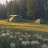 【山菜】春に採取する edible plant | 毒草との見分け方と注意点 をイメージした 広角の風景、春 の写真