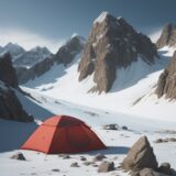 【登山】状況判断の基準 | 山行を切り上げるタイミングと判断材料 をイメージした 広角の風景、山 の写真