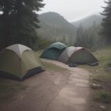 【レインウェア】襟汚れの落とし方 | 洗濯で白く戻す手順 をイメージした 広角の風景 の写真